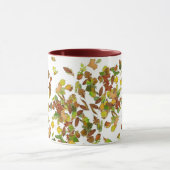 秋/紅葉，白 マグカップ (中央)