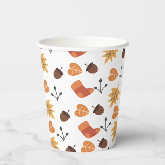 秋 紙コップ (裏面)