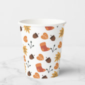 秋 紙コップ (正面)