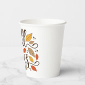 秋 紙コップ (裏面)