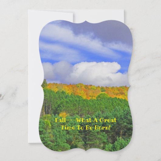 秋:素晴らし何て時生まれ間!/誕生日 (正面)