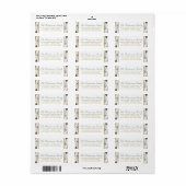 秋/素朴紅葉スワーズホリデーアドレス ラベル (フルシート)