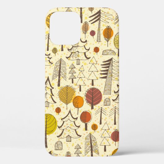 秋。継ぎ目のない、森、秋の背景 Case-Mate iPhoneケース (裏面)