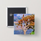 秋 缶バッジ (正面&裏面)