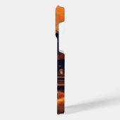 秋/落ち葉/ハロウィン/自然派の絵画 iPhoneケース (左側面)