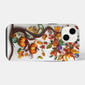秋 | 離れとカボチャ iPhoneケース (裏面横)