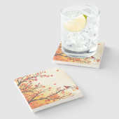 秋#1 ストーンコースター (横)