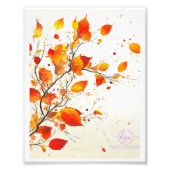 秋#1 フォトプリント            (正面)