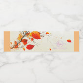 秋#1 ペットボトルラベル (シングルラベル)