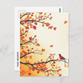 秋#1 ポストカード (正面/裏面)