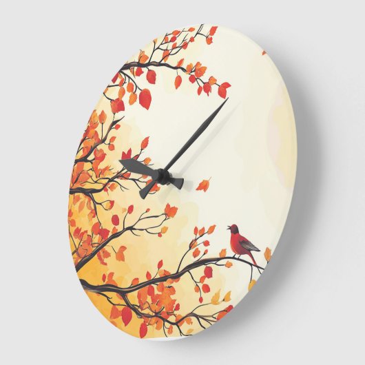 秋#1 ラージ壁時計 (傾斜)