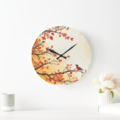 秋#1 ラージ壁時計 (ホーム)