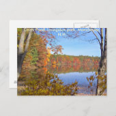 秋-3、ドーラー池、リビングストの中のドーラー池… ポストカード (正面/裏面)