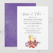 秋 - Fall 水彩シリーズ Before The I Do's 招待状 (正面/裏面)