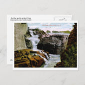 秋、Glens秋、NY 1914ヴィンテージ ポストカード (正面/裏面)