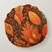 秋 – IV ラウンドクッション (裏面)