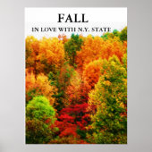 秋、N.Y.との恋の州プリント ポスター (正面)