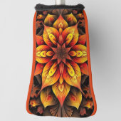 秋A.I. -金ゴールドヘッドカバー ゴルフヘッドカバー (回転90)