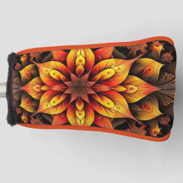 秋A.I. -金ゴールドヘッドカバー ゴルフヘッドカバー