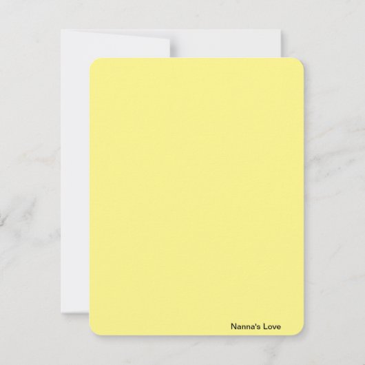 秋Appleノートカード ノートカード (裏面)