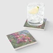 秋Apple ストーンコースター (横)