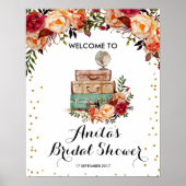 秋AutumnTravelling From Welcome Sign ポスター (正面)