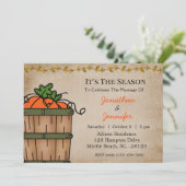 秋BBQウェディングレセプション招待状 招待状 (スタンド正面)