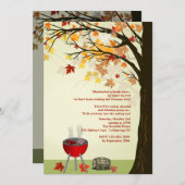 秋BBQ招待状 招待状 (正面/裏面)