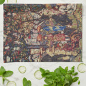 秋byモーリス・プレンダーガストヴィンテージファインアート キッチンタオル (折り畳み)