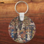 秋byモーリス・プレンダーガストヴィンテージファインアート キーホルダー (正面)