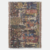 秋byモーリス・プレンダーガストヴィンテージファインアート スローブランケット (正面縦)