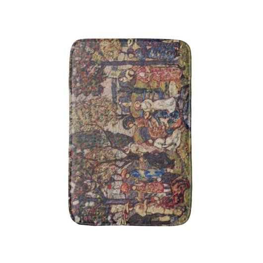 秋byモーリス・プレンダーガストヴィンテージファインアート バスマット (正面縦)