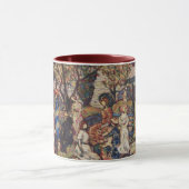 秋byモーリス・プレンダーガストヴィンテージファインアート マグカップ (中央)