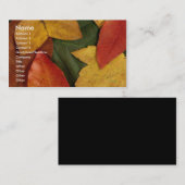 秋Ecstacy 名刺 (正面/裏面)