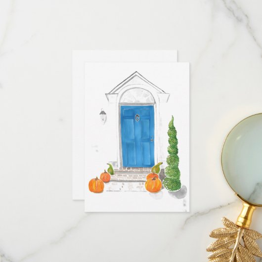 秋from Home Notecards サンキューカード (正面/裏面インサイチュ)