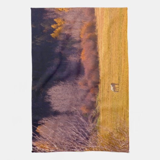 秋Iの馬 キッチンタオル (縦)