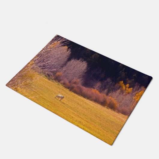 秋Iの馬 ドアマット (アングル)