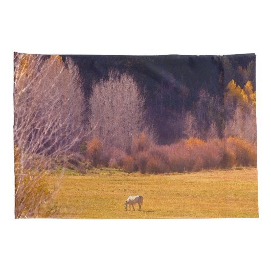 秋Iの馬 枕カバー (裏面-右)