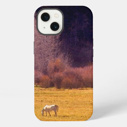 秋Iの馬 iPhoneケース (裏面)