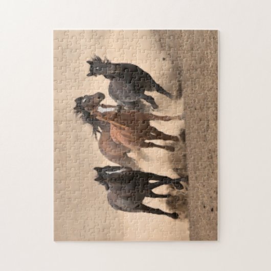 秋IIの馬 ジグソーパズル (縦)