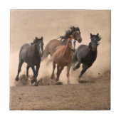 秋IIの馬 タイル (正面)