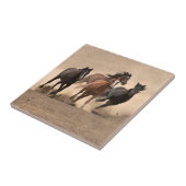 秋IIの馬 タイル (側面)