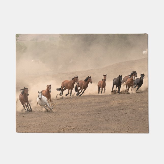 秋IIの馬 ドアマット (正面)