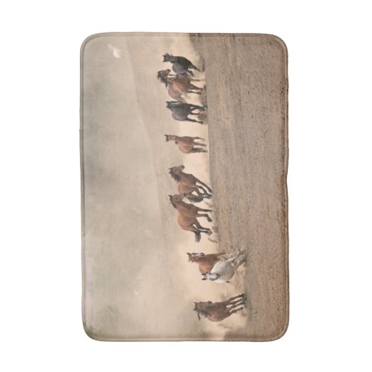 秋IIの馬 バスマット (正面縦)