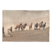 秋IIの馬 枕カバー (裏面-左)