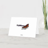 秋in森カラフル秋フォトサンキュー 箔グリーティングカード (裏面)