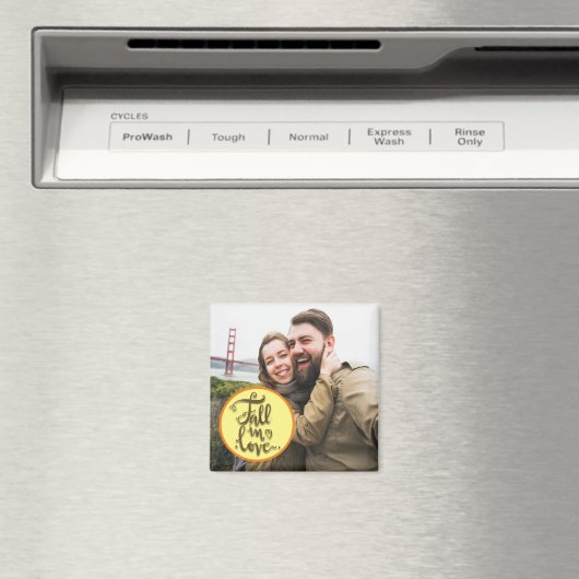 秋Love Photo with Script文字 マグネット (インサイチュ (食洗機))