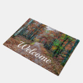 秋On The Dirt Road Welcome Doormat ドアマット (アングル)