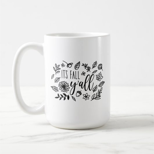 秋Y'all コーヒーマグカップ (左)