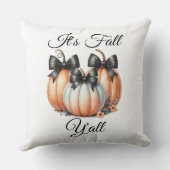 秋Y'all：パステル・パンプキンス クッション (裏面)